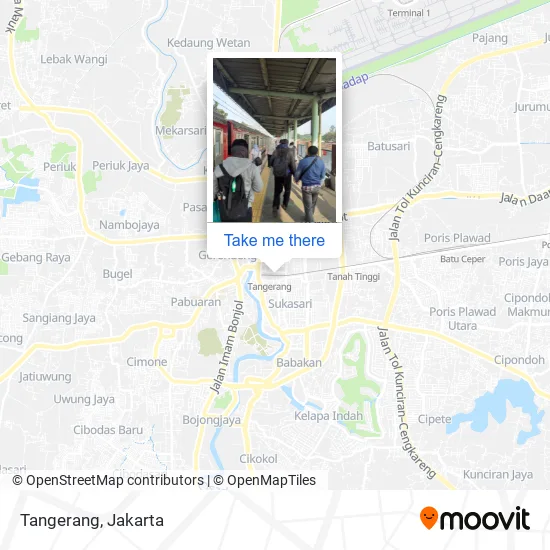 Tangerang map