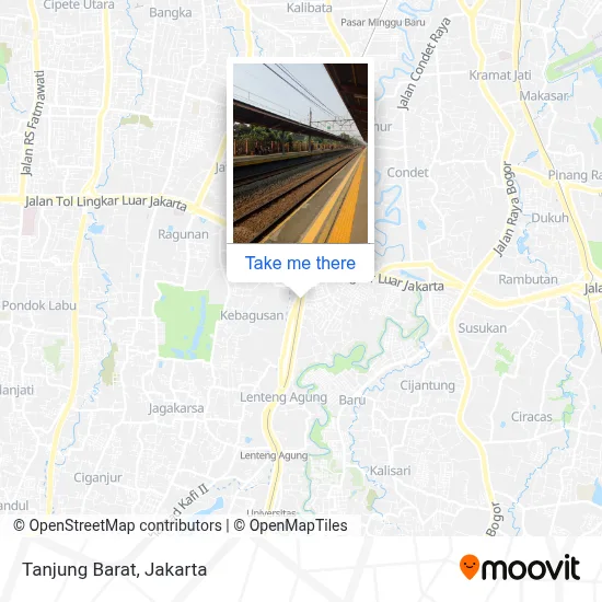Tanjung Barat map