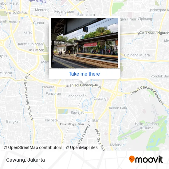 Cawang map
