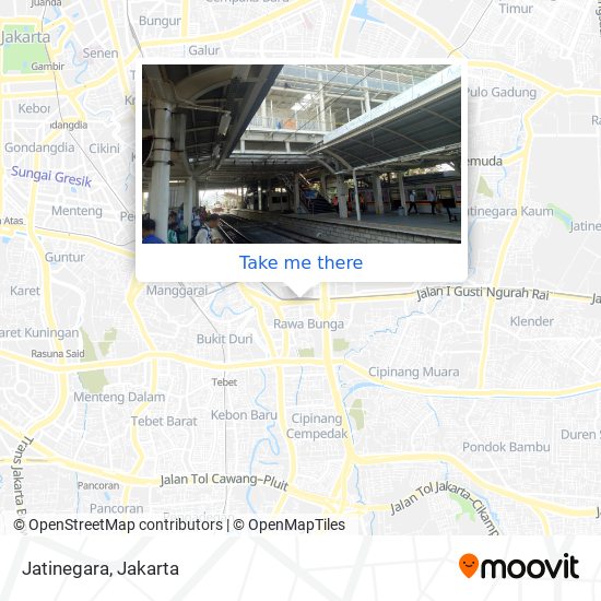 Jatinegara map