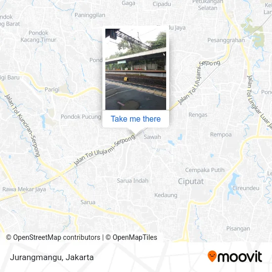 Jurangmangu map