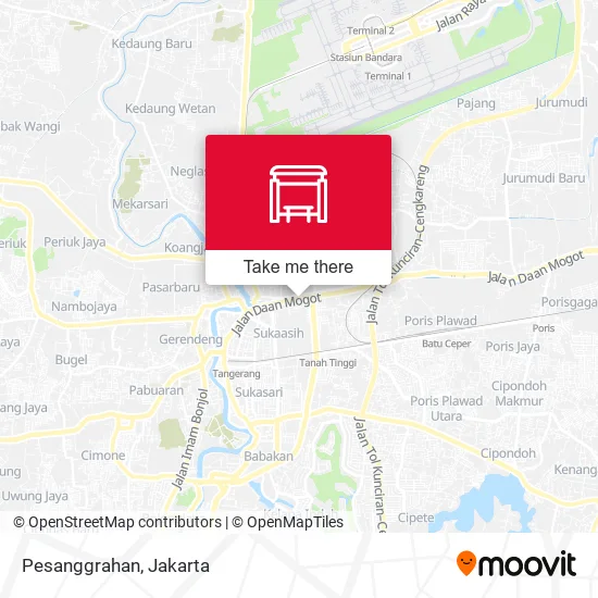 Pesanggrahan map