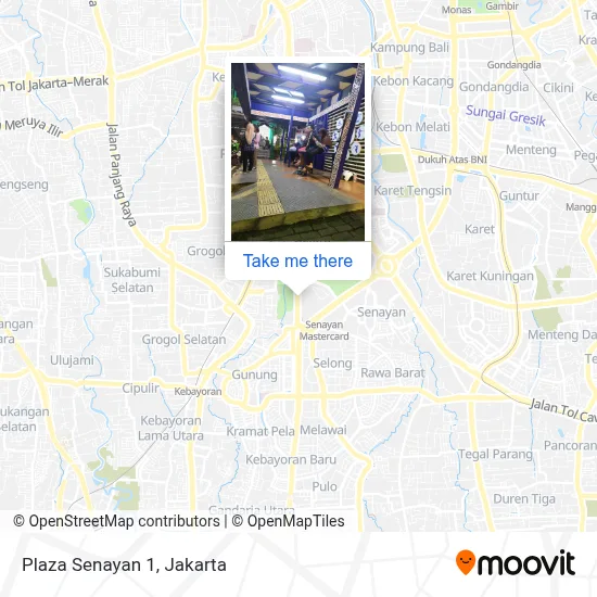 Plaza Senayan 1 map