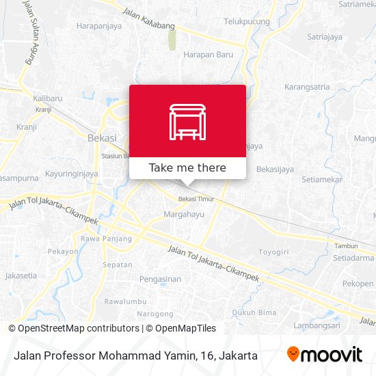 Jalan Professor Mohammad Yamin, 16 map