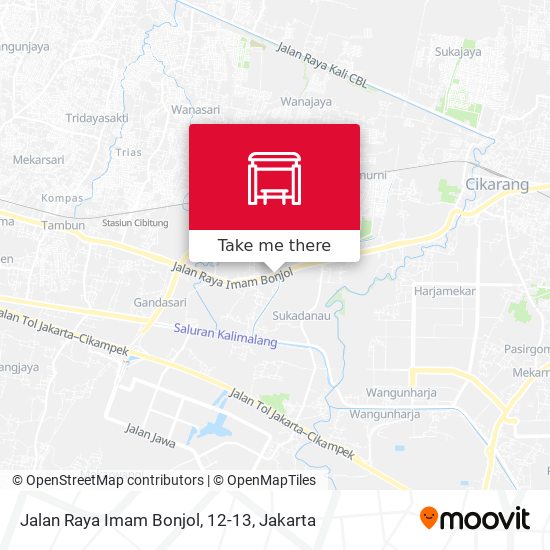 Jalan Raya Imam Bonjol, 12-13 map