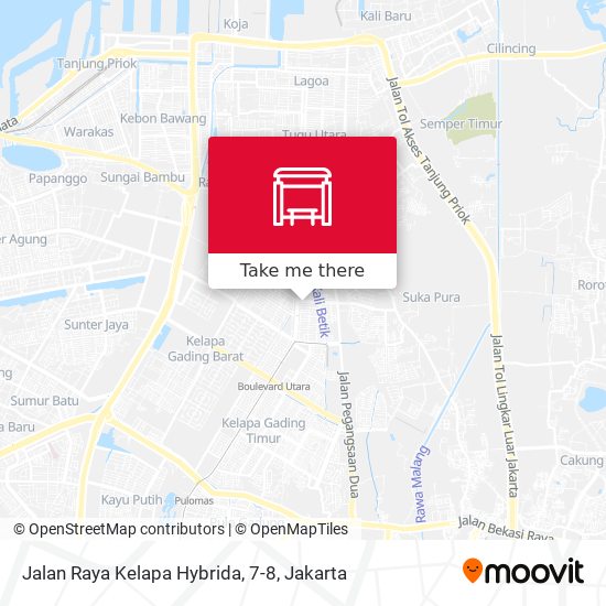 Jalan Raya Kelapa Hybrida, 7-8 map