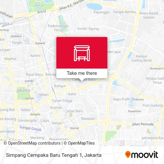 Simpang Cempaka Baru Tengah 1 map