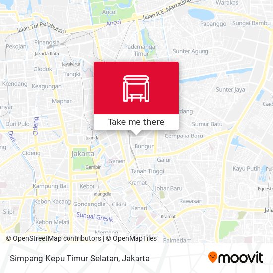 Simpang Kepu Timur Selatan map