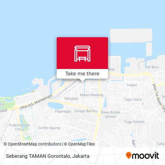 Seberang TAMAN Gorontalo map