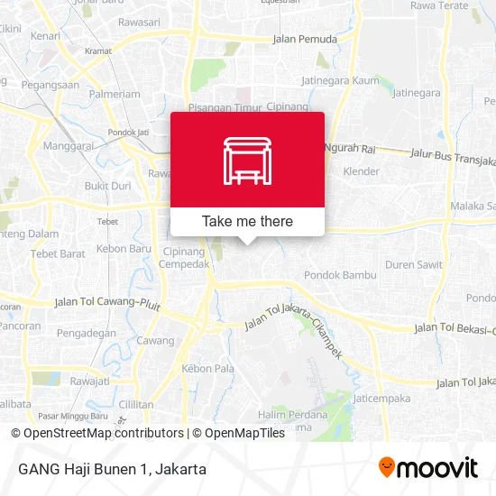 GANG Haji Bunen 1 map