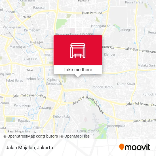 Jalan Majalah map
