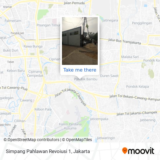 Simpang Pahlawan Revoiusi 1 map