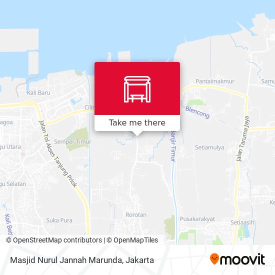 Masjid Nurul Jannah Marunda map