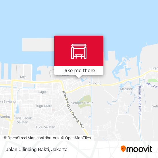 Jalan Cilincing Bakti map