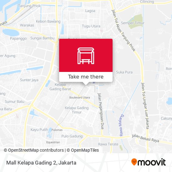 Mall Kelapa Gading 2 map