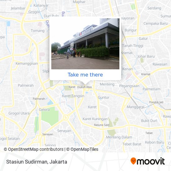 Stasiun Sudirman map