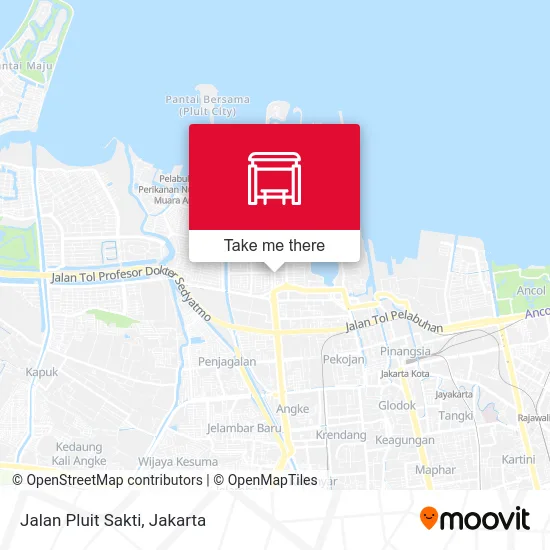 Jalan Pluit Sakti map