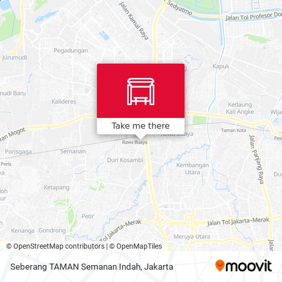 Seberang TAMAN Semanan Indah map