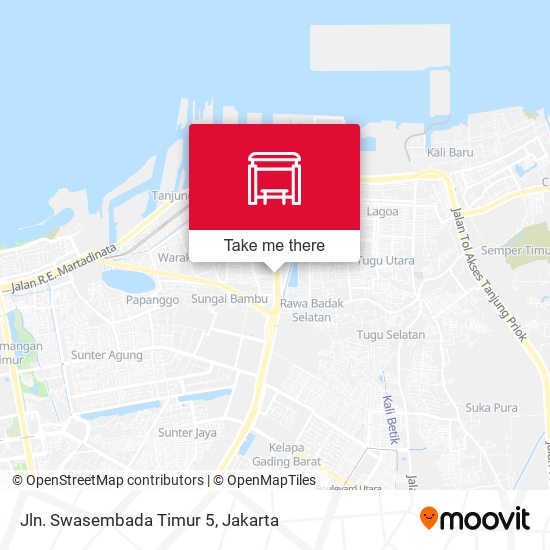 Jln. Swasembada Timur 5 map