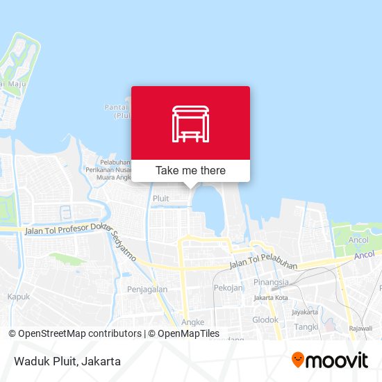 Waduk Pluit map