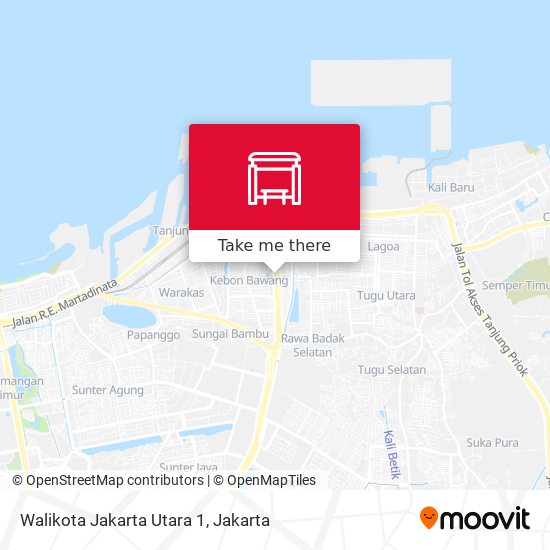 Walikota Jakarta Utara 1 map