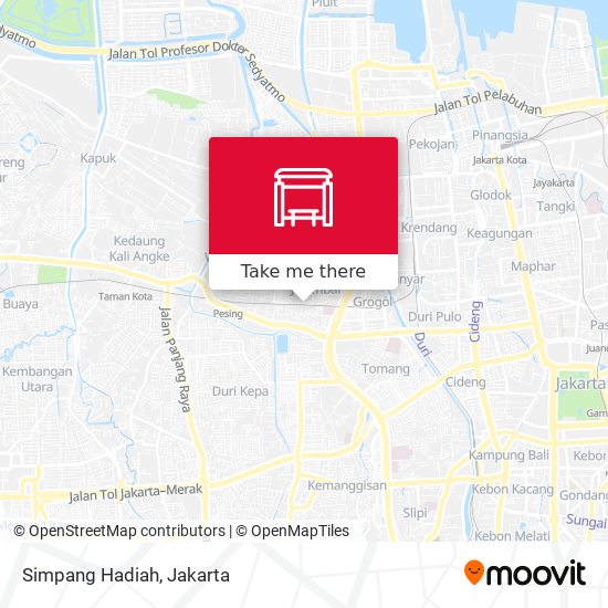 Simpang Hadiah map