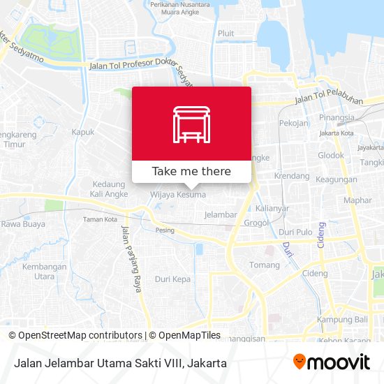 Jalan Jelambar Utama Sakti VIII map