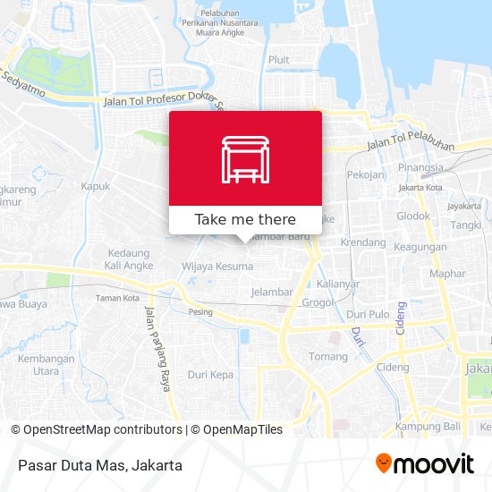 Pasar Duta Mas map
