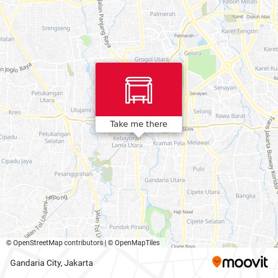 Gandaria City map