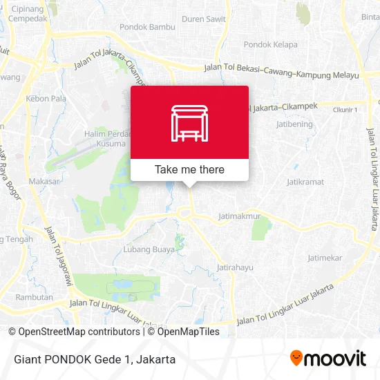 Giant PONDOK Gede 1 map