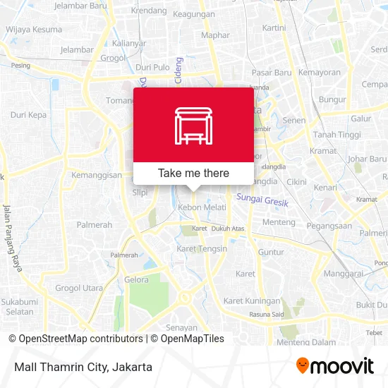 Mall Thamrin City map