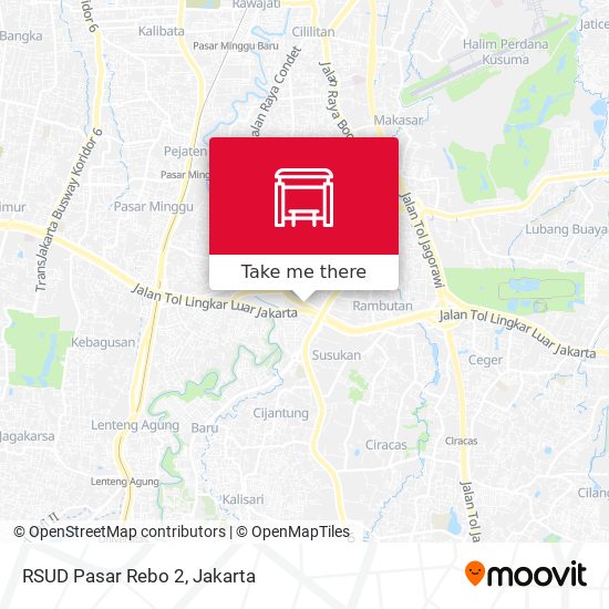 RSUD Pasar Rebo 2 map