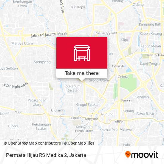 Permata Hijau RS Medika 2 map