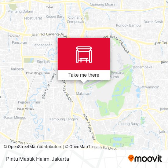 Pintu Masuk Halim map