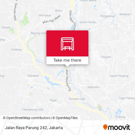 Jalan Raya Parung 242 map