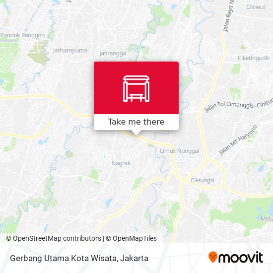 Gerbang Utama Kota Wisata map
