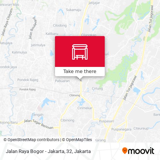 Jalan Raya Bogor - Jakarta, 32 map