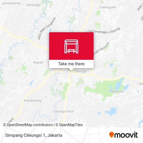 Simpang Cileungsi 1 map