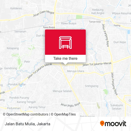 Jalan Batu Mulia map