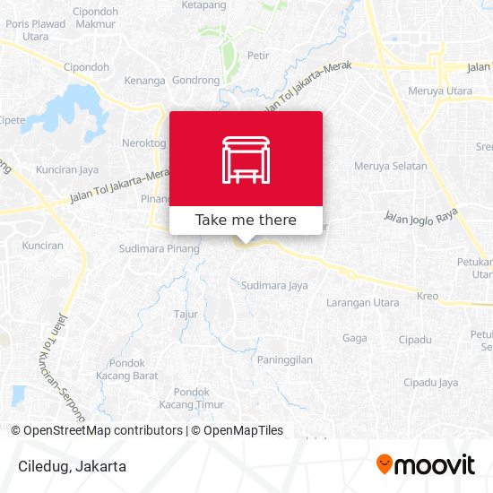 Ciledug map