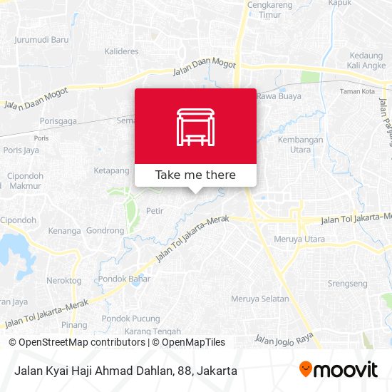 Jalan Kyai Haji Ahmad Dahlan, 88 map