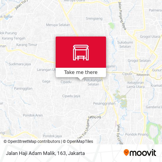 Jalan Haji Adam Malik, 163 map
