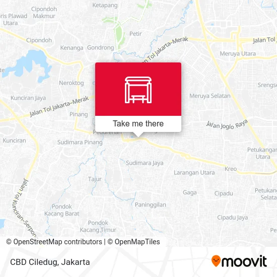 CBD Ciledug map