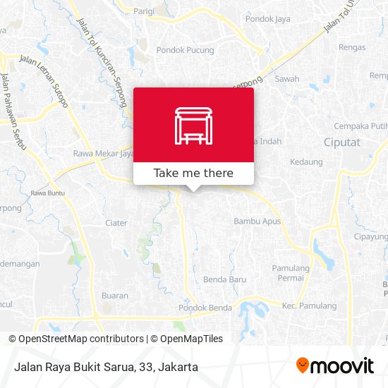 Jalan Raya Bukit Sarua, 33 map