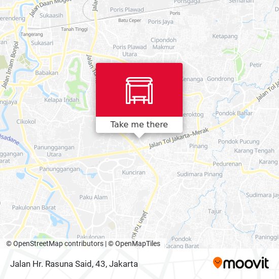 Jalan Hr. Rasuna Said, 43 map