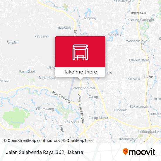 Jalan Salabenda Raya, 362 map
