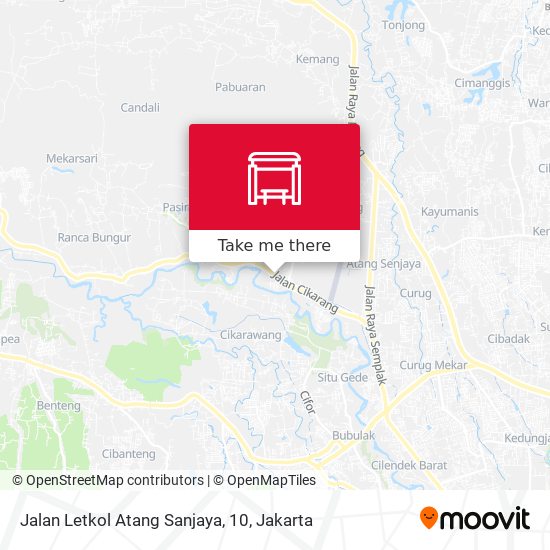 Jalan Letkol Atang Sanjaya, 10 map