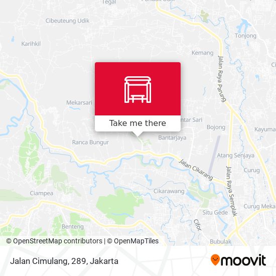 Jalan Cimulang, 289 map