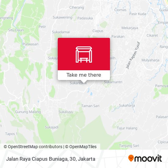 Jalan Raya Ciapus Buniaga, 30 map