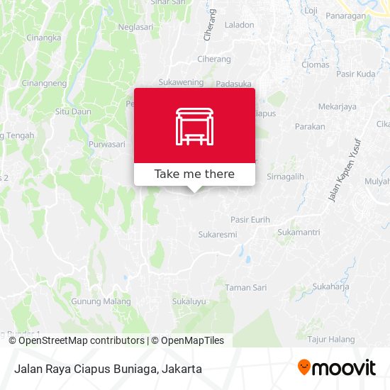 Jalan Raya Ciapus Buniaga map